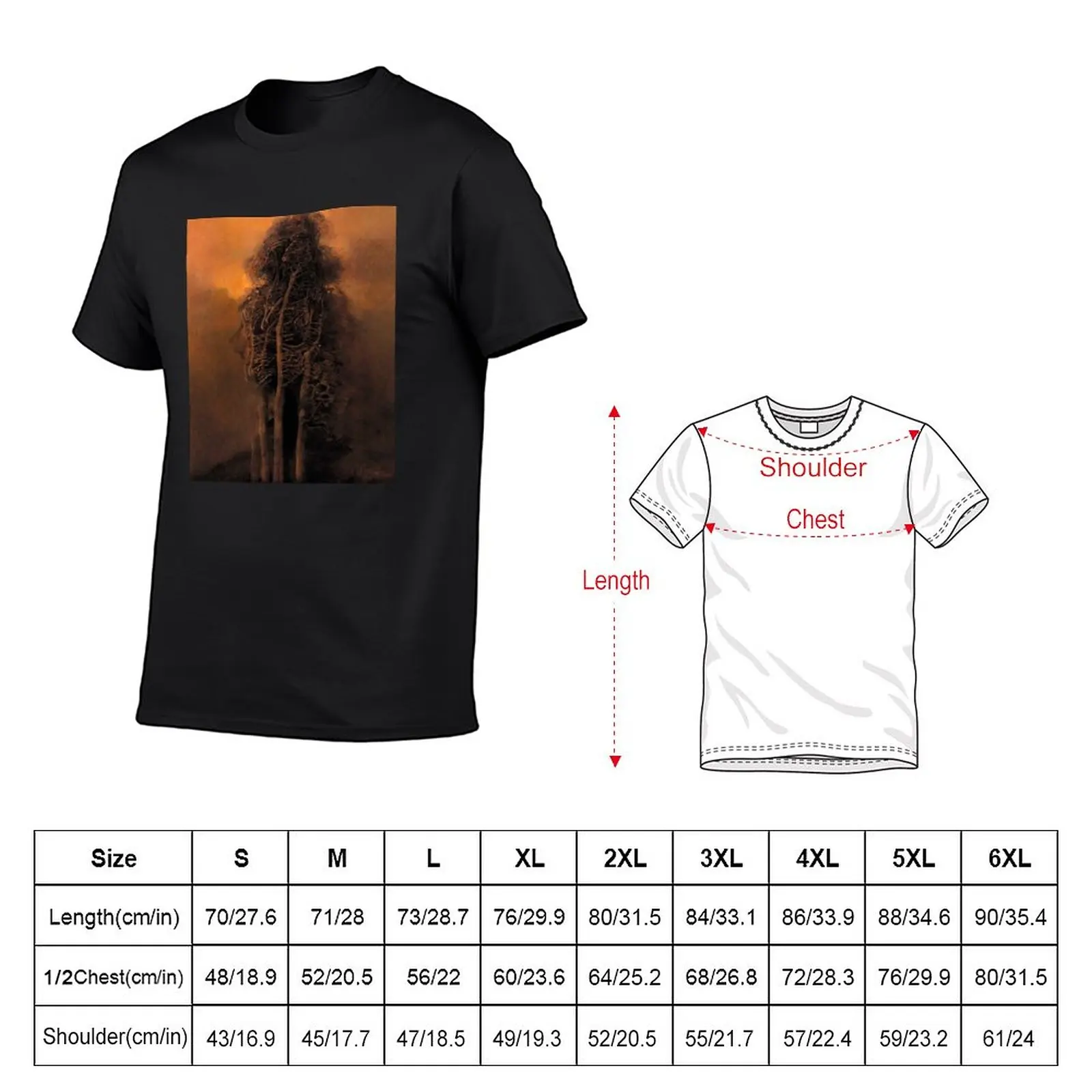 New beksinski T-Shirt custom t shirts boys animal print shirt funny t shirt Anime t-shirt t shirt for men