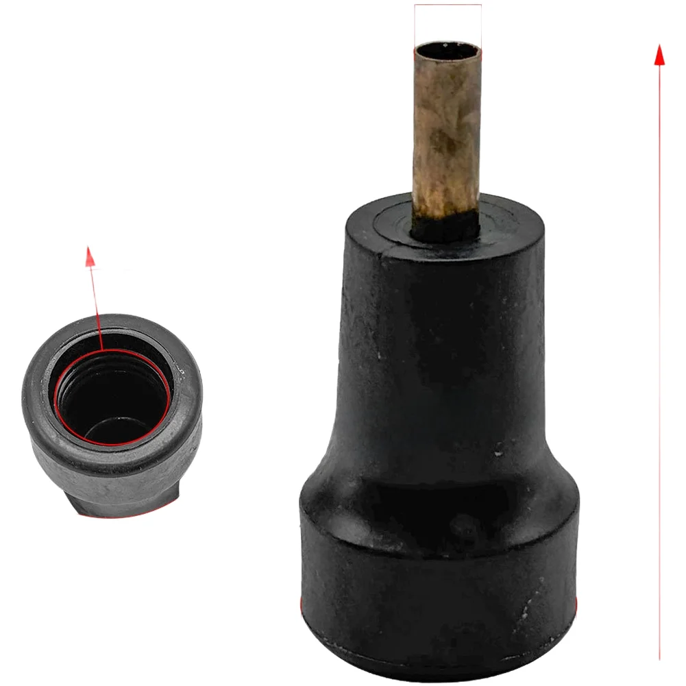 Water Inlet Nozzle For 110mm Stone Cutting And Grooving Machines, Rubber Copper Faucet Adapter With 16.5mm Interface