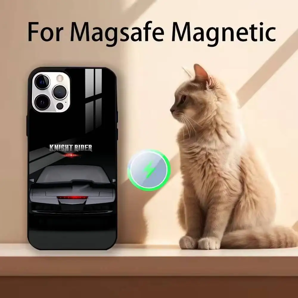KITT Car Knight Rider  Phone Case For iPhone17,16,15,14,13,12,11,Pro,Max,Plus,,SE4,Magnetic Charging Compatible - view 4