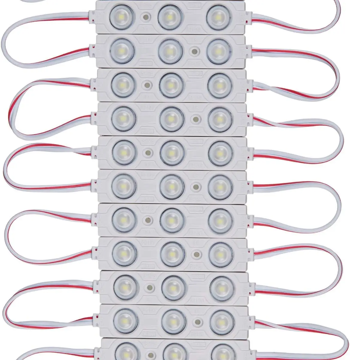 

Светодиодная лента DC12V, холодный белый свет 10000K, для световых букв, с клейкой основой, упаковка 200 шт.