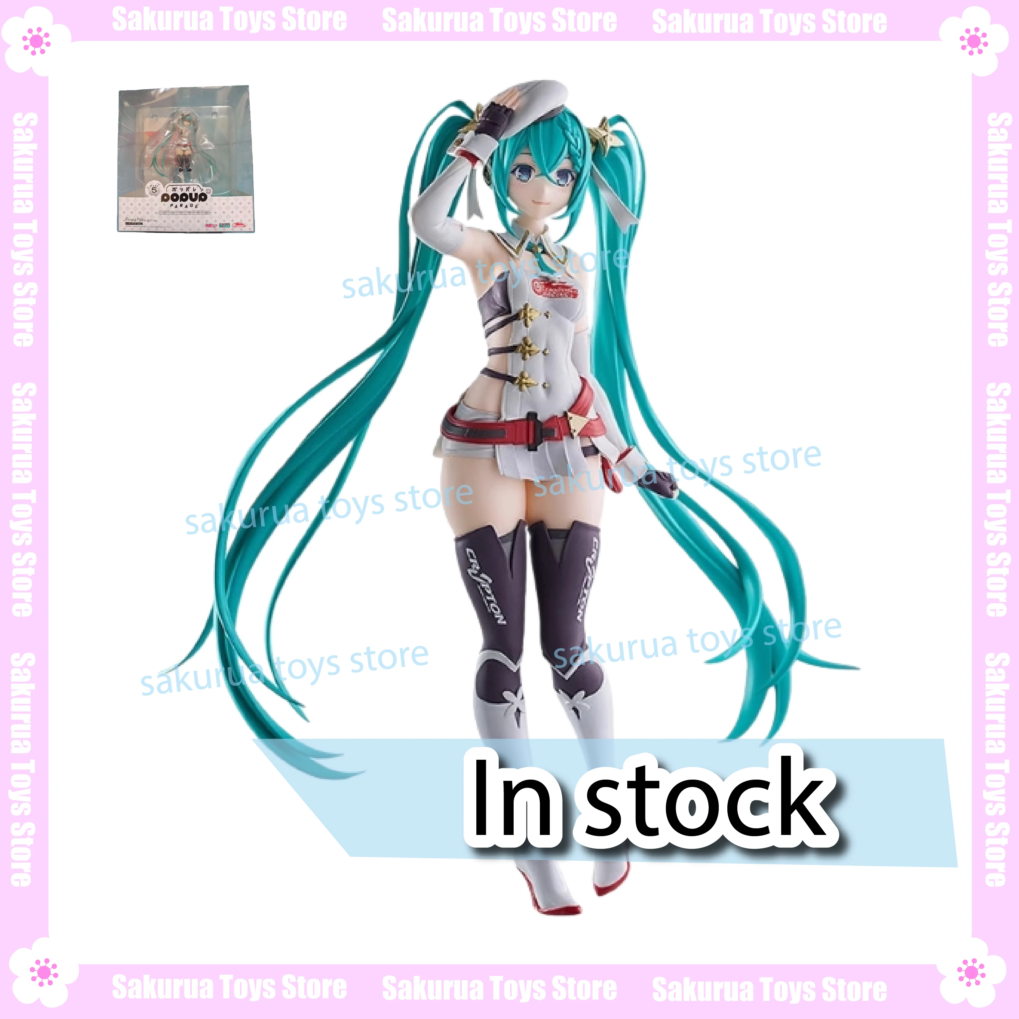 

В наличии POP UP PARADE RACING MIKU Racing Sound 2023, фигурка, пейзаж, орнамент, модель, экшн-фигурка, коллекция, подарок