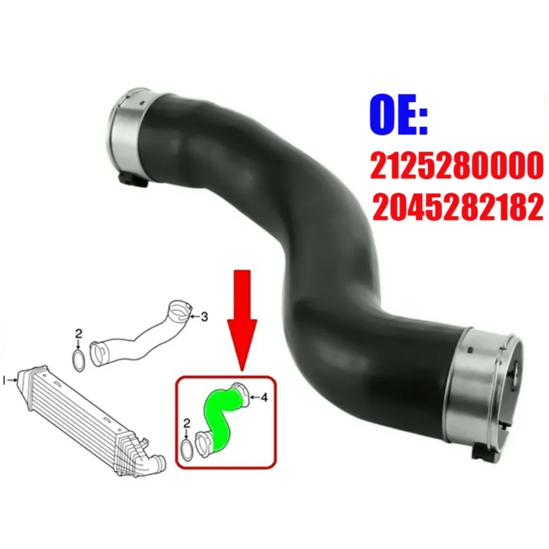 INTERCOOLER TURBO HOSE PIPE FOR MERCEDES C CLASS C180 C200 C220 C250 CDI 2045282182