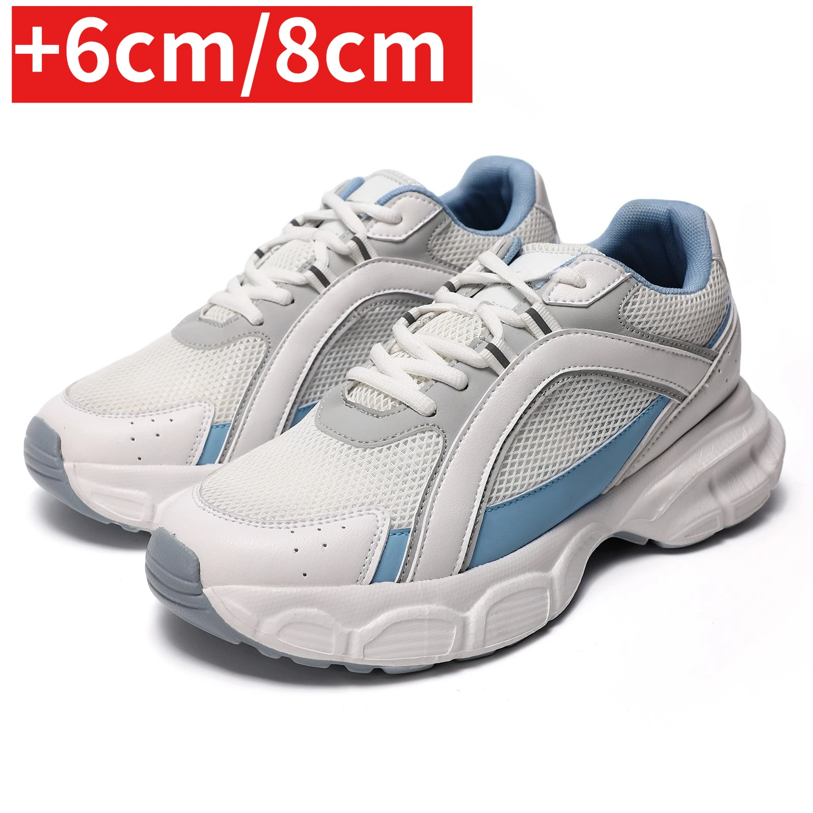

Retro Thick Bottom Dad Shoes Unisex Sporty Casual Increased Height Leisure Breathable Men Women Shoes Fashionable Retro Style