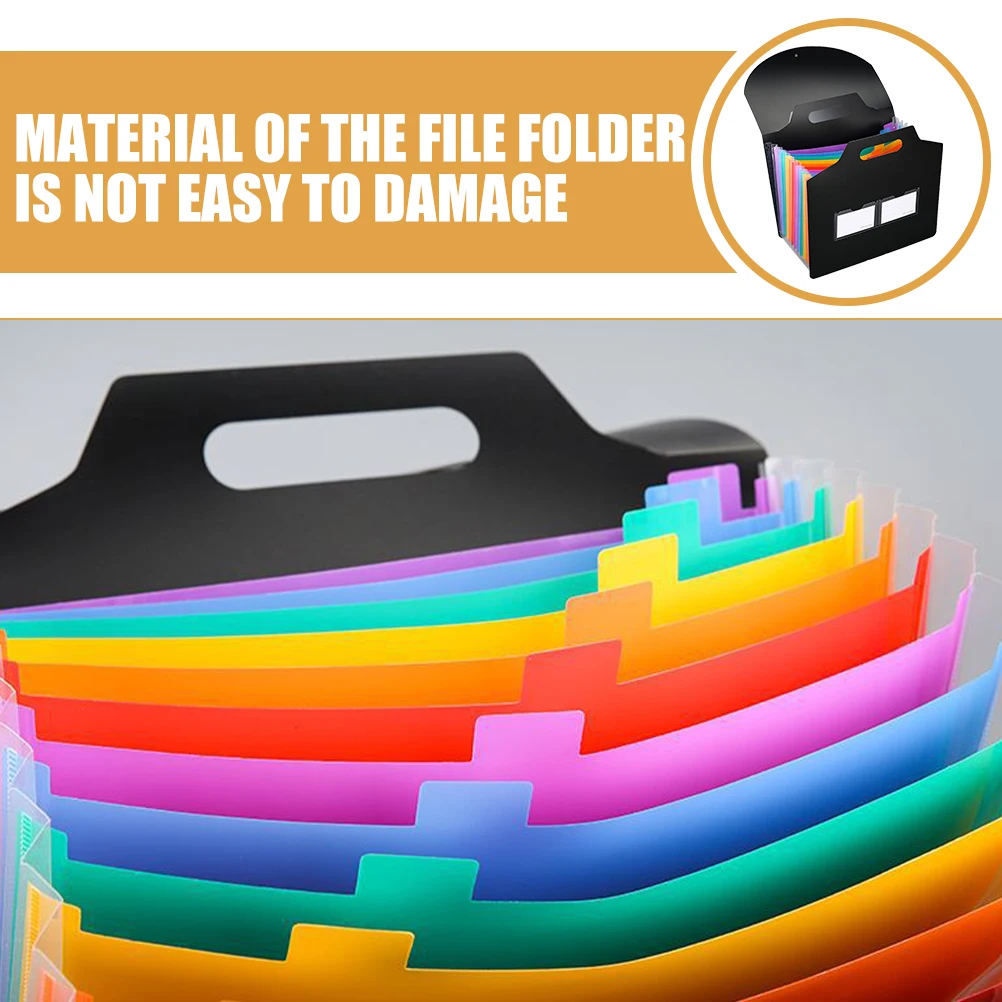 

Plastic File Folder Expandable Document Organizer For Receipts Cards Papers Storage Accordion Design Office School