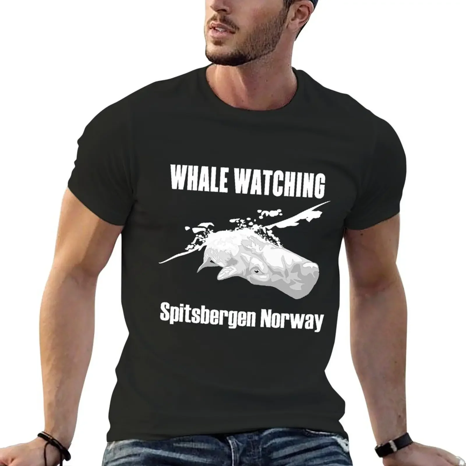 

Whale Watching Spitsbergen Whale Watching Norway T-Shirt new edition plain hippie clothes plus sizes t shirts men