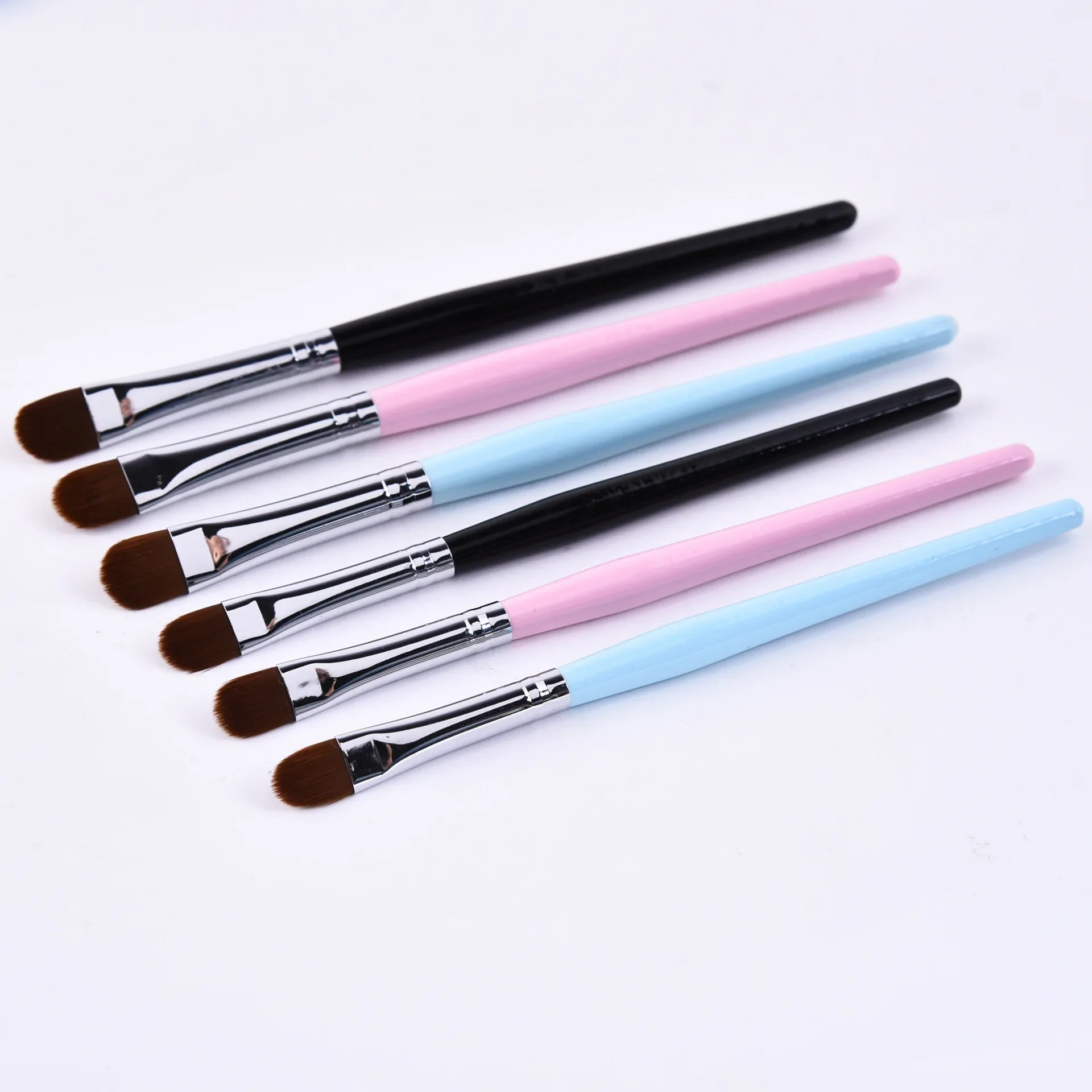 

Woodle Handle Nail Art Brush Nylon Hair Manicure Nail Brushes Gel Polish Painting Drawing Nail Pens Salon Acrylic Nails Brush