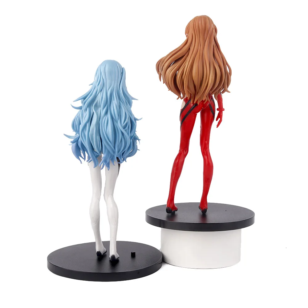 18CM 2023 New Anime NEON GENESIS EVANGELION EVA Ayanami Rei Asuka Kawaii Figure PVC Model Toys Doll Collect Ornaments Gifts