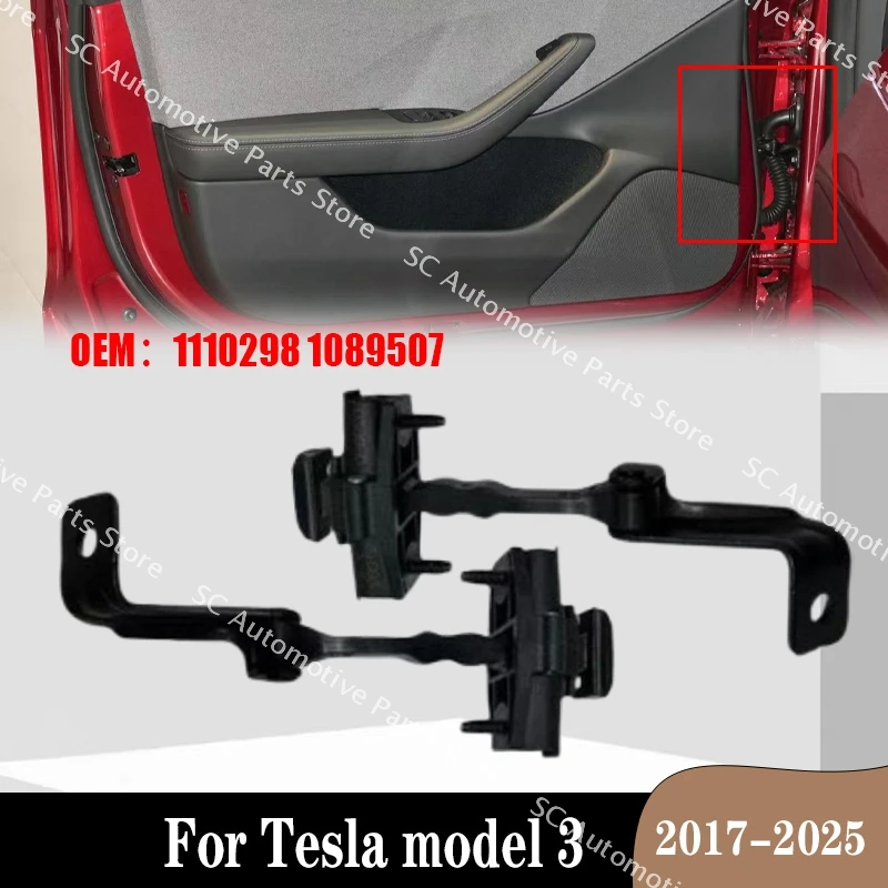 Car Side Door Limiter Doors Hinge Stop Check Strap Limitery For Tesla Model 3 2017-2021 1089507 1110298 1089509