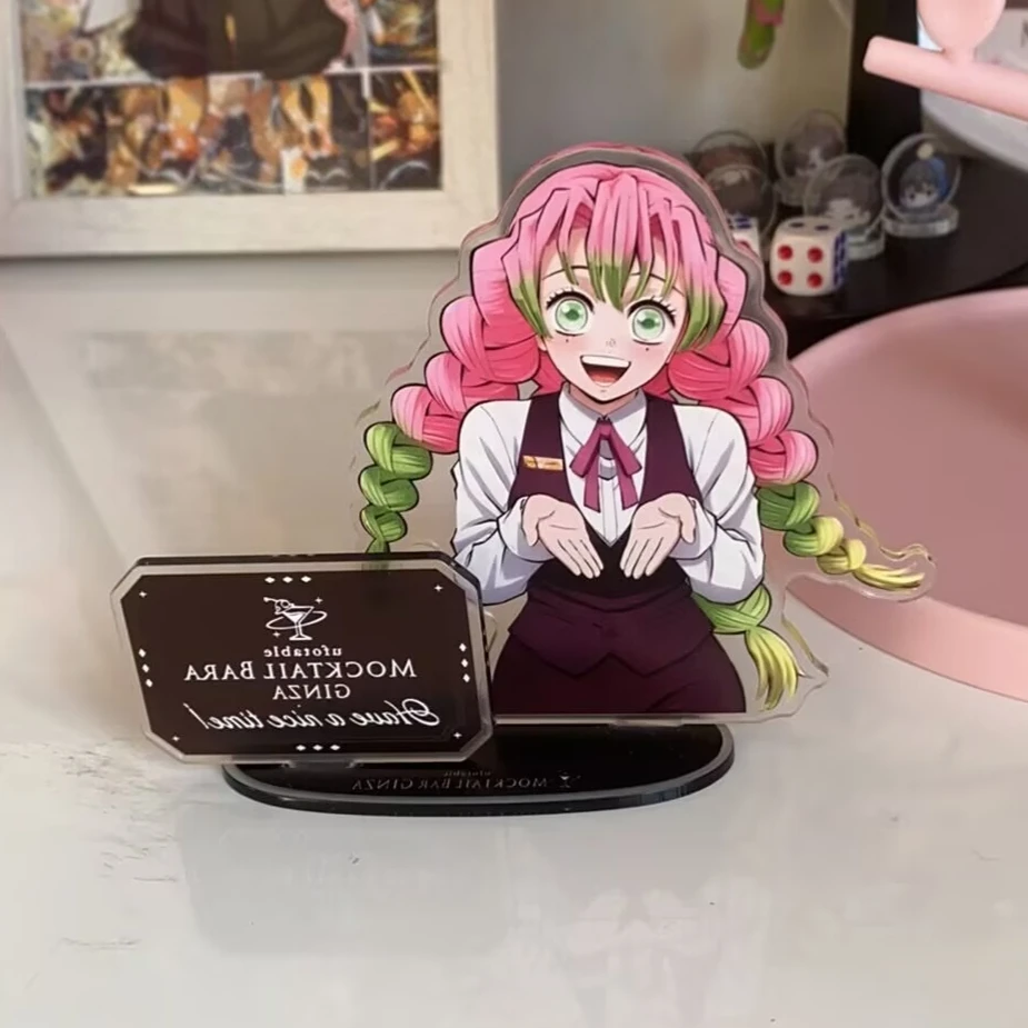 

Самодельные милые акриловые стоячие настольные украшения высокого уровня «Demon Slayer» и «Канероджи Медовое стекло»