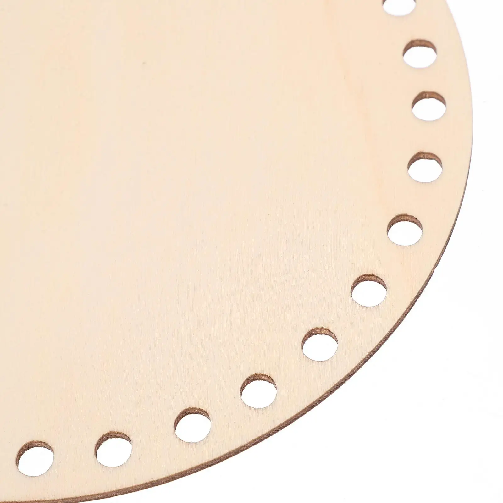 Mini Cross Stitch Fixed Frame 4 Round Styles Wood Bag Bottom Crochet Hooks DIY Knitting Base Wooden Basket Bottom Craft Material