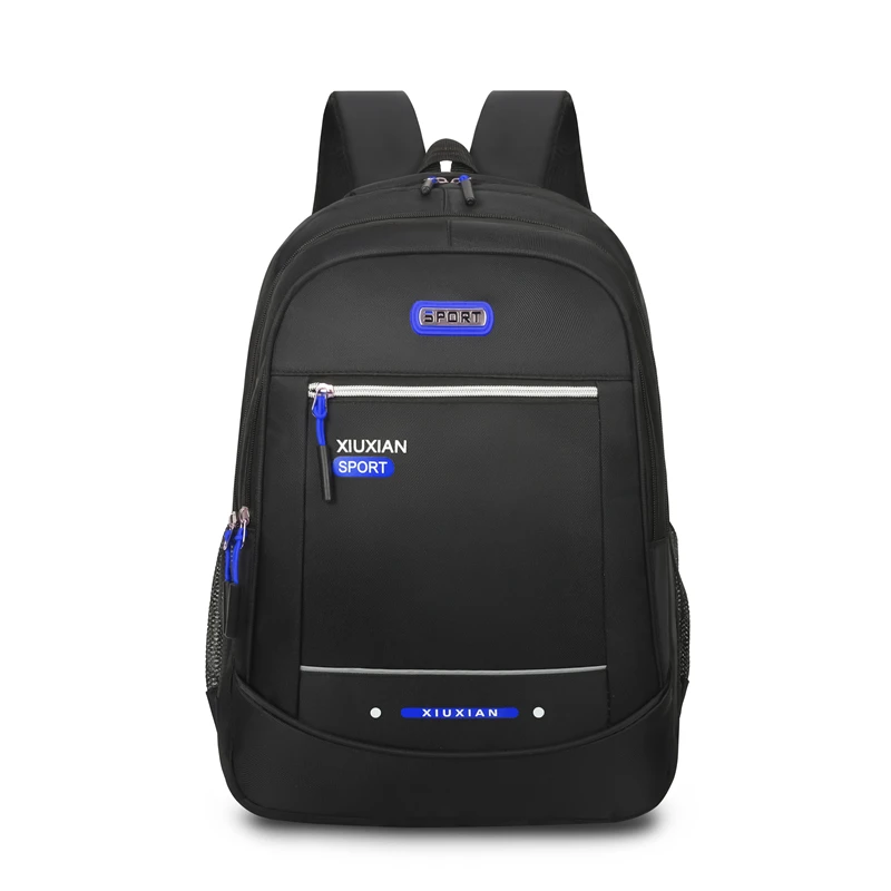 Rugzak met grote capaciteit, studentencomputertas voor heren en dames, waterdichte en slijtvaste rugzak met meerdere zakken