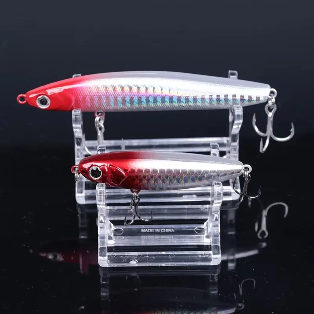 Acrylic Fishing Lure Display Stand Decorative Support Rack Structure Lure Holder Rack Sturdy Bait Display Shelf