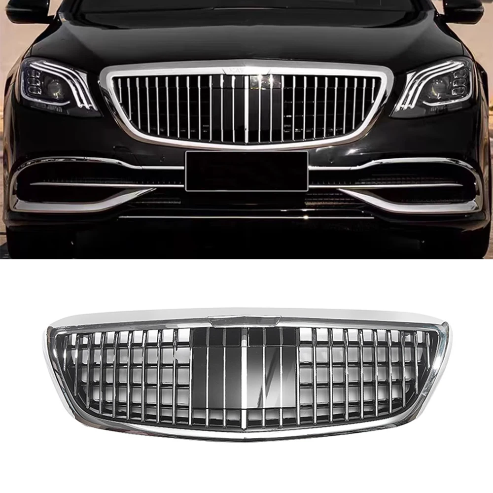 Front Grille Bumper Grill For Mercedes-Benz W222 S-Class S320 S400 S350 S500 S450 S560 S680 S600 2014-2019 Replacement Grills