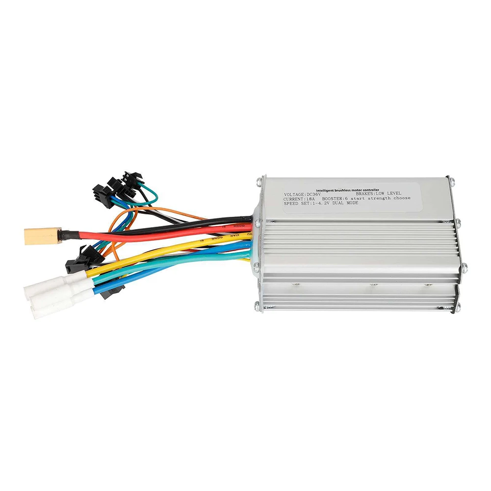

Compact Size 36V Brushless Motor Controller 18A Motor Controller Wear-resistant Aluminum Alloy Shell Easy To Install