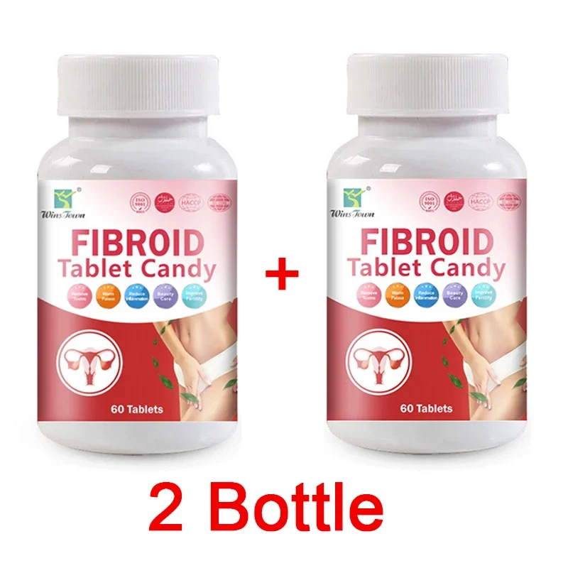 2 Bottle Fibrous Tablets Pills Can Eliminate Uterine Toxins Restore Women's Health Make Women Beautiful Young