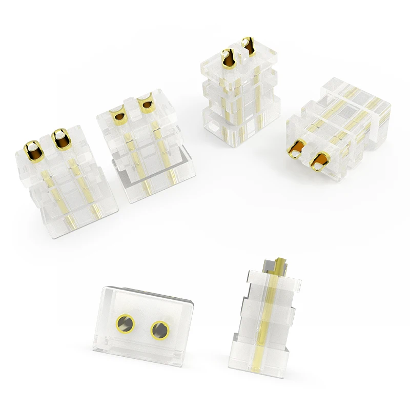 12 pcs 0.78 2pin Beryllium Copper Jack Female Socket Diy Custom Hifi Earphone In-ear Monitor Accessories Cable Connector Plug