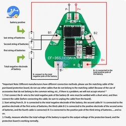 3S 12V 18650 płyta zabezpieczająca baterię litową 12.6V przeładowanie nadmierne rozładowanie chroń 12A 3-ogniwowy pakiet Li-ion BMS PCM PCB