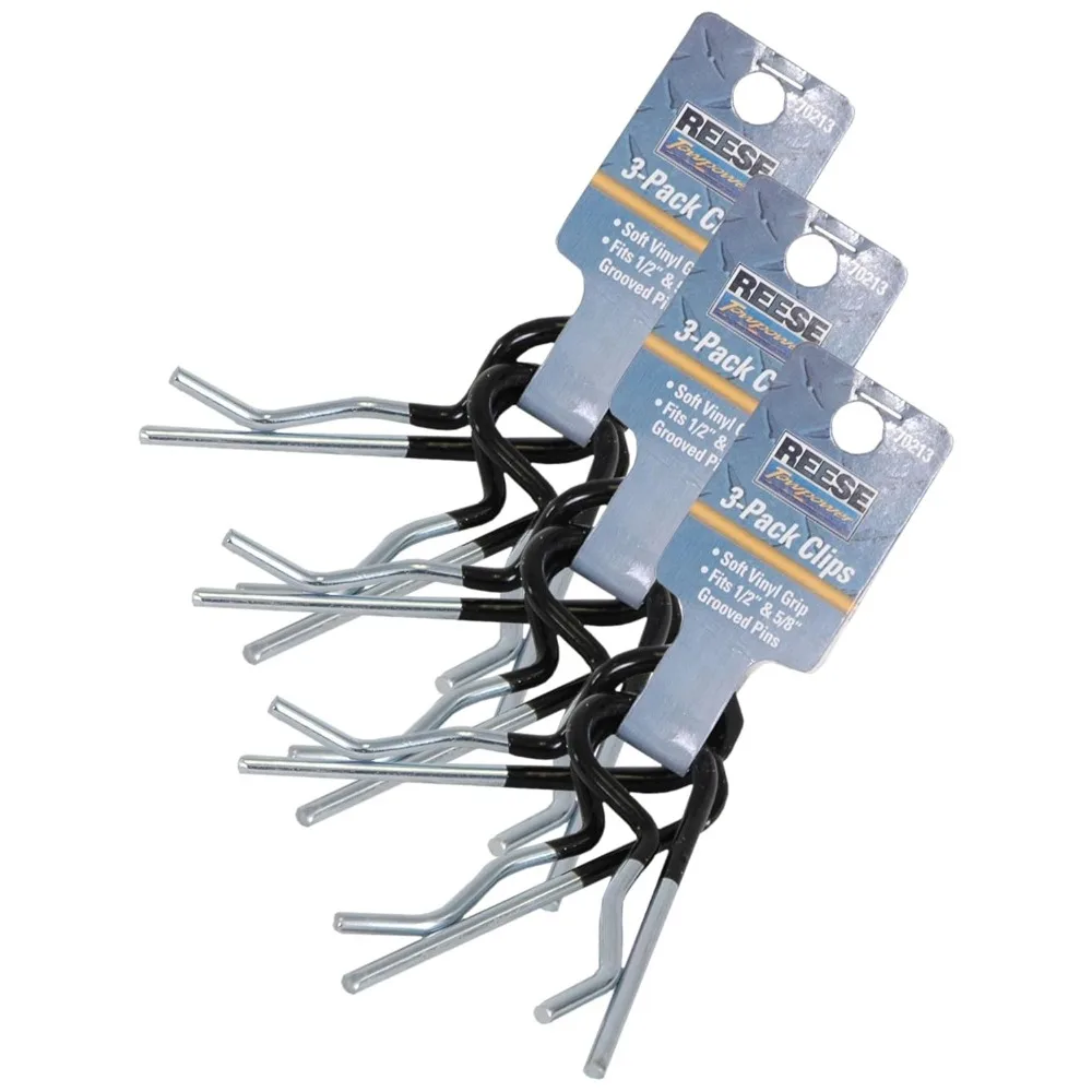 Confezione da 9 fermagli per coppette resistenti per traino e fissaggio sicuri