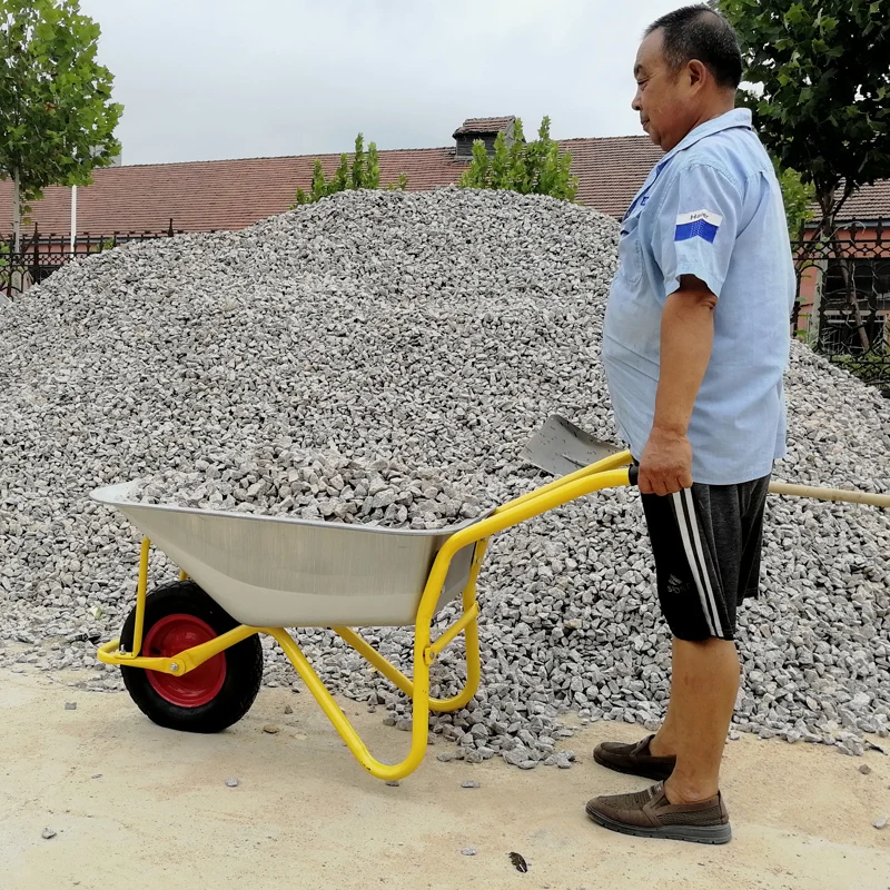 Unicycle agricultural trolley single wheel construction site trolley garden art garbage trolley truck household