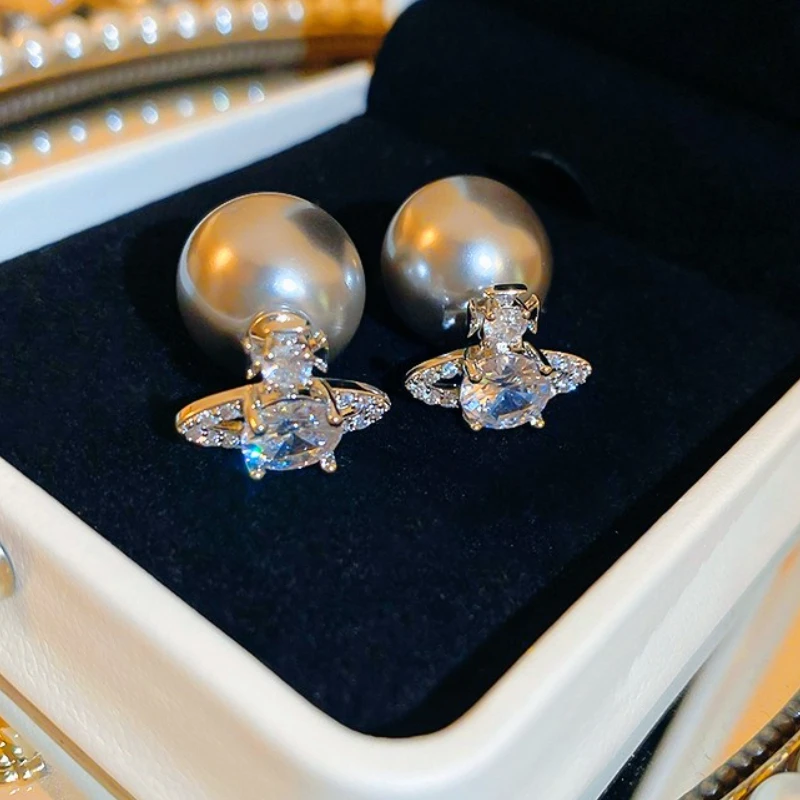 

Серьги-гвоздики с цирконами и звездами во французском стиле ретро, детские, легкие, роскошные, высококачественные серьги Niche, простые и элегантные серьги для женщин