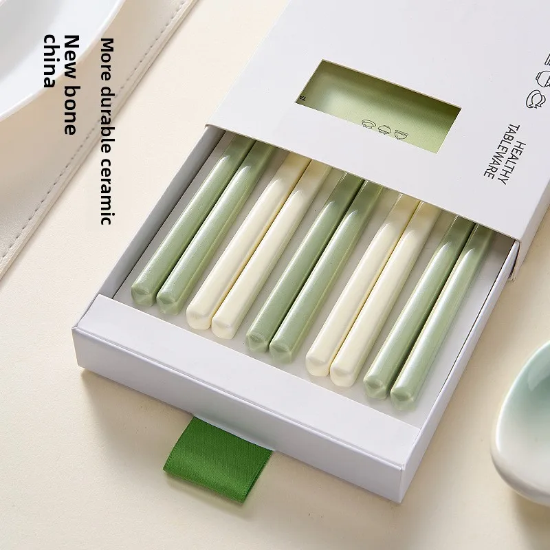 

Новый креативный дизайн, керамические палочки для еды, кости, фарфор, высококачественный анти-форма, устойчивый к высоким температурам, легкий, роскошный, высококачественный