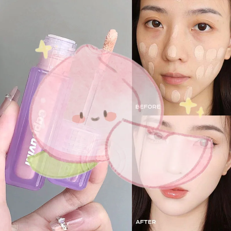 リキッドコンシーラー 軽量 ダークサークル シミ 毛穴 - ミニマイジング クリーミーコンシーラー ナチュラル仕上げ 敏感肌用メイクアップ