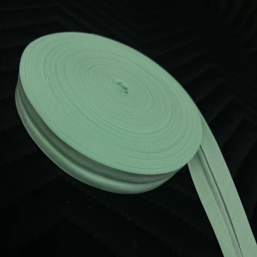 20 mm Polyester-Schrägband – einfach gefaltetes einfarbiges Band, Nähbesatz, DIY-Schneidezubehör zum Basteln – Detail 8