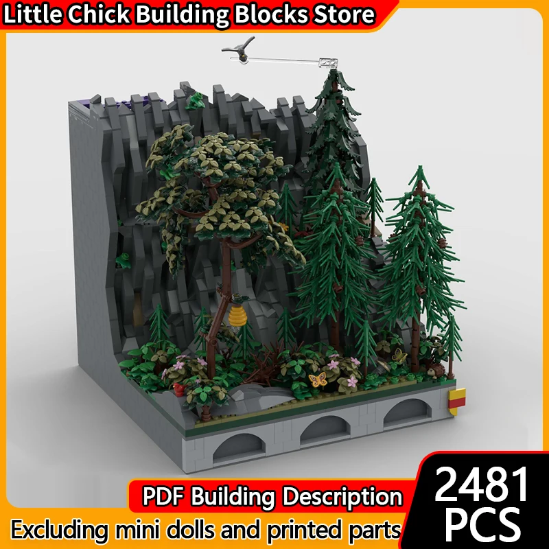 

Medieval Castle Model MOC Building Bricks Castle Landscape Modular Technology Children Holiday Gifts Assemble Toys Suit