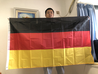 SKY FLAG germany flag 90x150cm hanging polyester black red yellow de deu german Deutschland germany flag for decoration