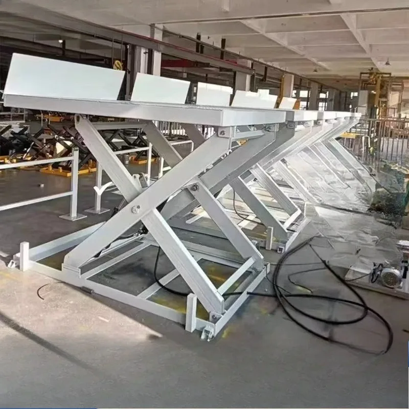 Elektrische hydraulische Hubplattform, feste hydraulische Scherenhebebühne, Lagertransportausrüstung
