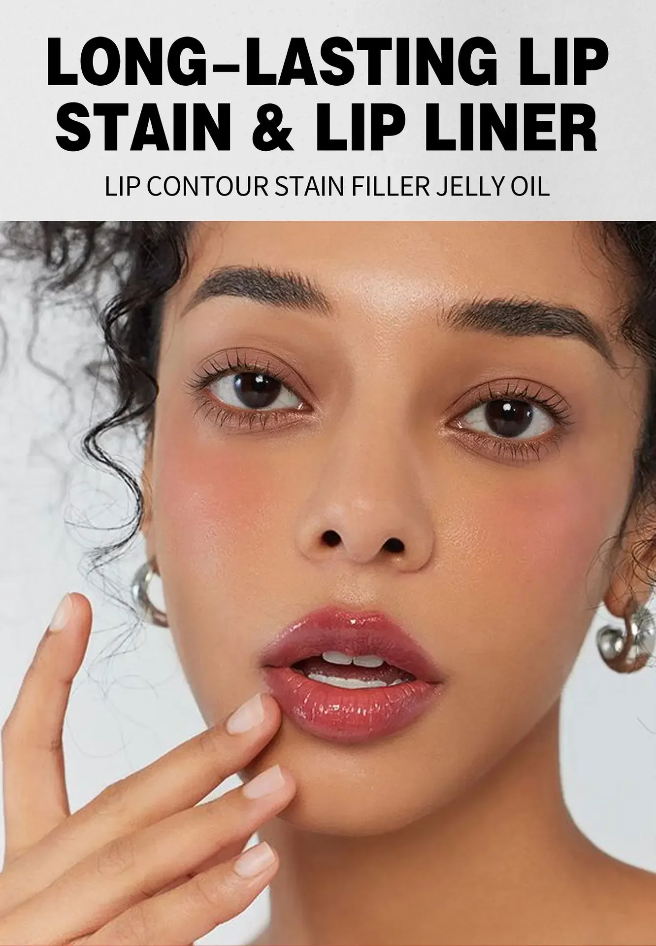 Matita labbra liquida a doppia estremità 2 in 1 e olio idratante 6 colori Facile da colorare Facile da usare Trucco labbra a lunga durata CO:03