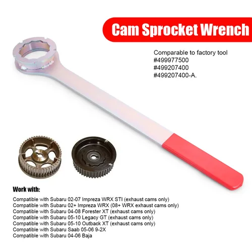 Imagen 2 del producto Piñón de leva de Admisión/escape, herramienta de llave de instalación y extracción para Subaru AVCS JDM y STD 499207400 499207400-A