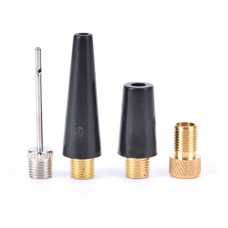 4pcs Ball Needle Nozzle Adapter Kit For Ball Football Bicycle Tire Inflate Pump Accesorios Para Bicicleta Tire Valve Adapter