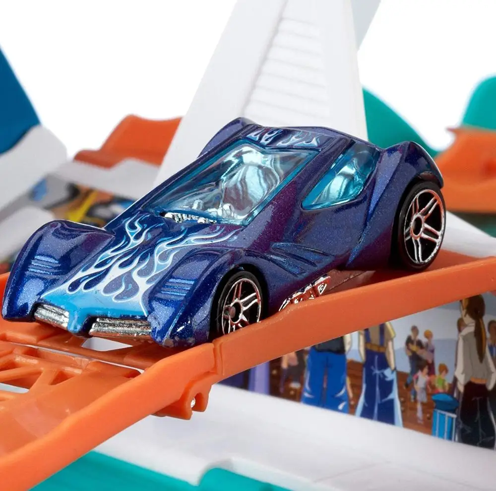 Hot Wheels water discoloration track Plastic Metal Miniatures Cars Railway brinquedo Educativo Hotwheels Toys For Children