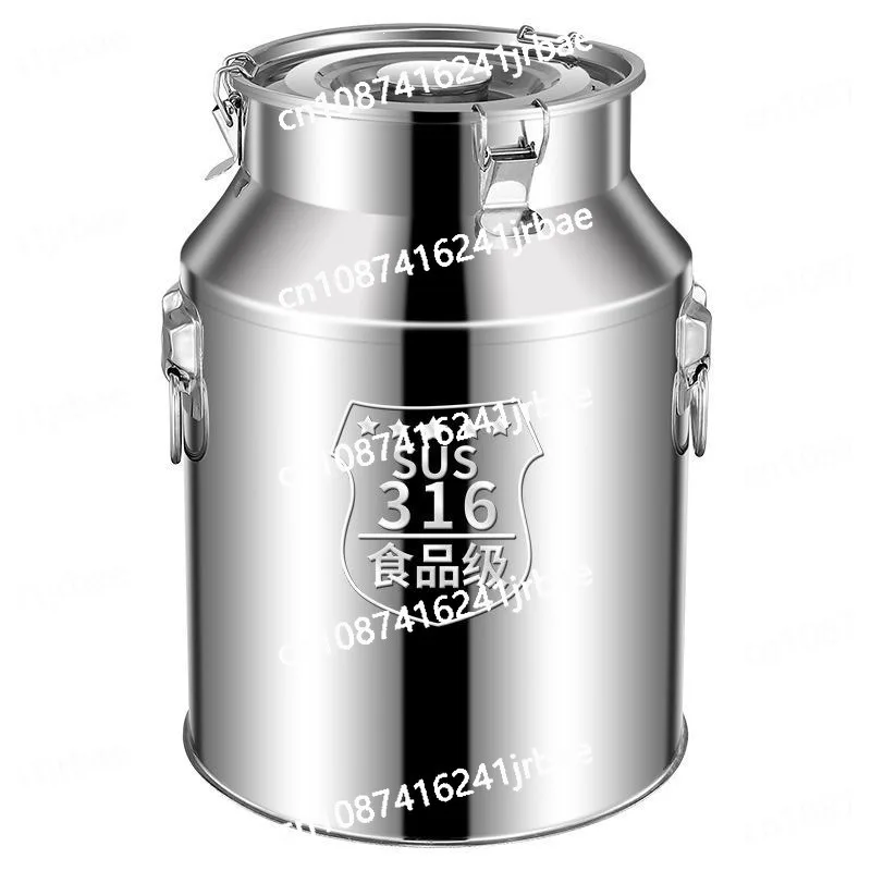 316 stainless steel food grade empty barrel milk tea transport wine barrel fermented soup barrel sealed