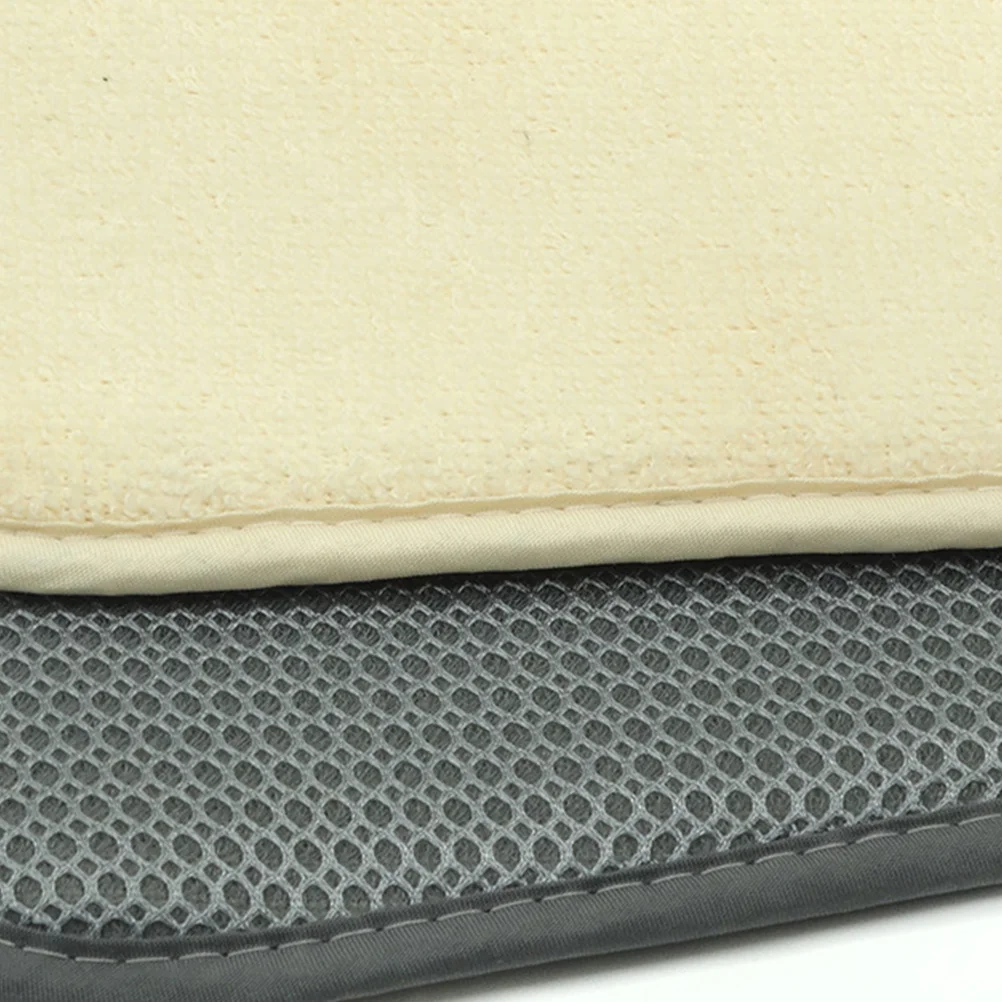 

Волокнистый кухонный нескользящий сушильный коврик, бежевый универсальный впитывающий коврик для слива посуды, сливной коврик для посуды