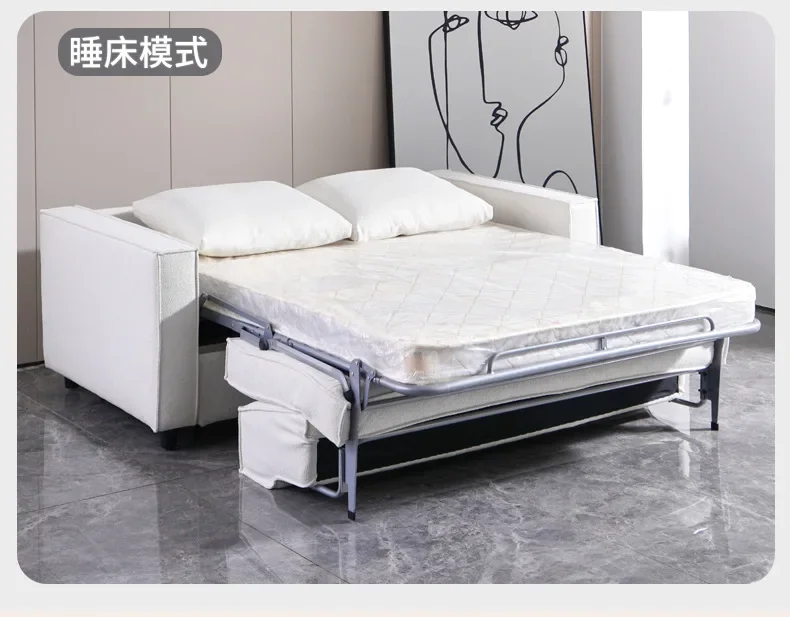 Tofu Block Disassembly Function Sofa Bed Living Room Double Sofa Bed Furniture Removable