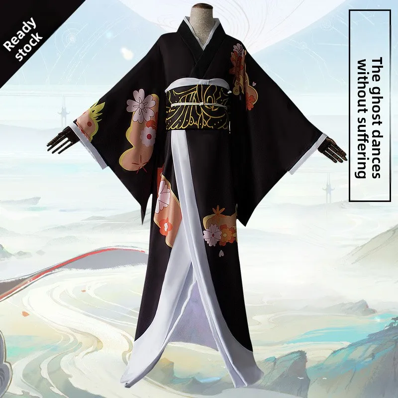 

Костюм для косплея на Хэллоуин: «Танец призраков» из «Истребитель демонов», женский, из хлопка, китайского производства