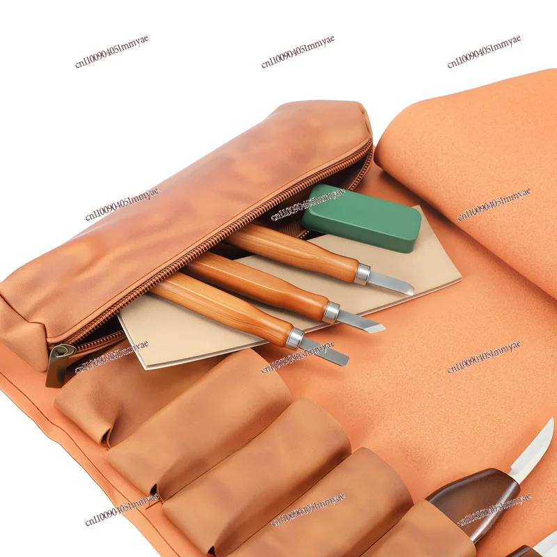 Handmade engraving knife DIY wood cutting knife scimitar digging spoon engraving knife set