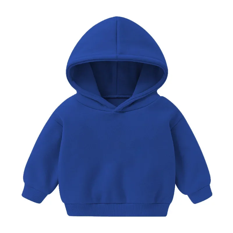 

Kids Hooded Sweater Toddler Baby Boys Girls Clothes Solid Plain Hoodie Sweatshirt Tops Girl Autumn Winter Hoodies Coat Clothing