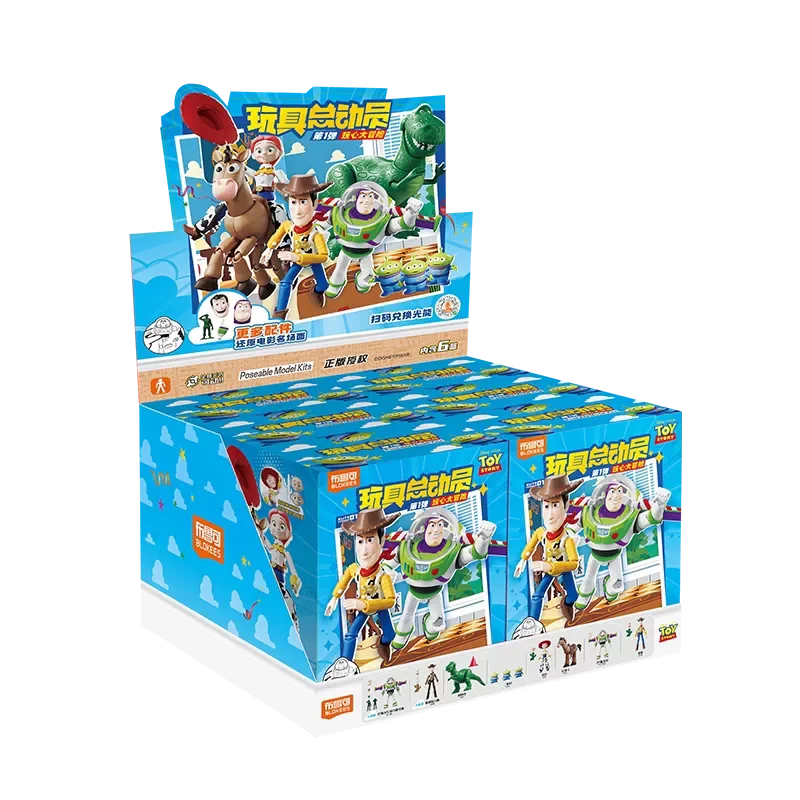 Nouveaux Blocs de Construction Blokees Originaux Pixar Toy Story 5 2026, Figurine d'Action, Modèle Assemblé, Jouets de Décoration de Bureau Exquis, Cadeau