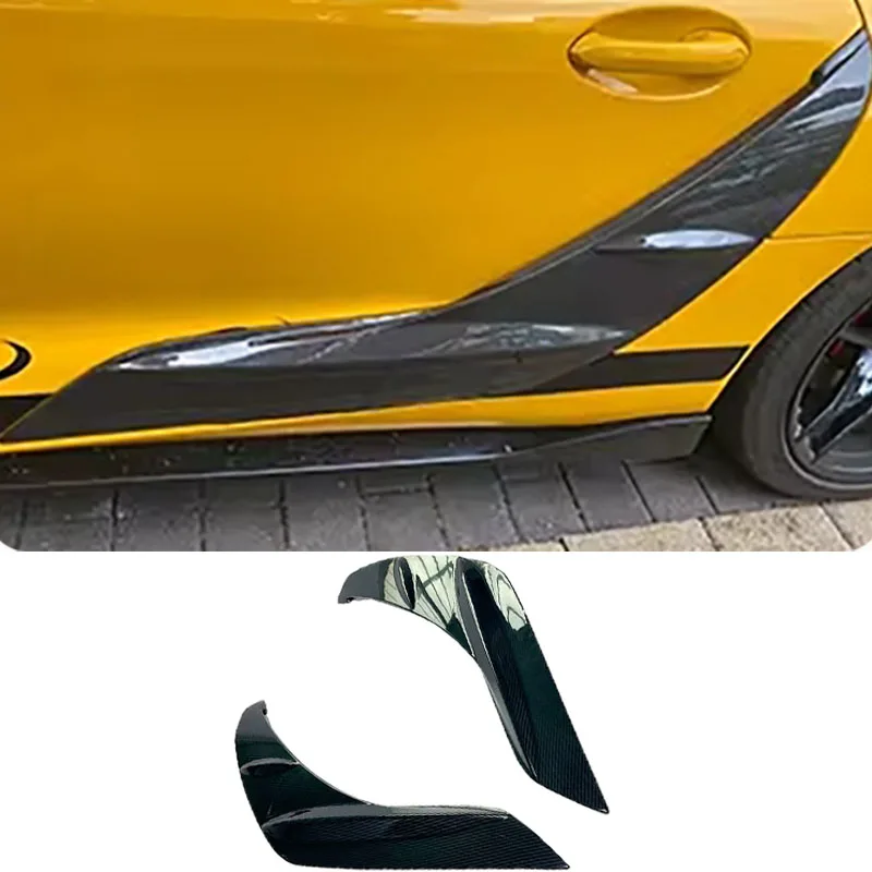 

Подходит для Toyota SUPRA A90 2019-IN, дверная панель из углеродного волокна, аксессуары для обшивки боковой двери