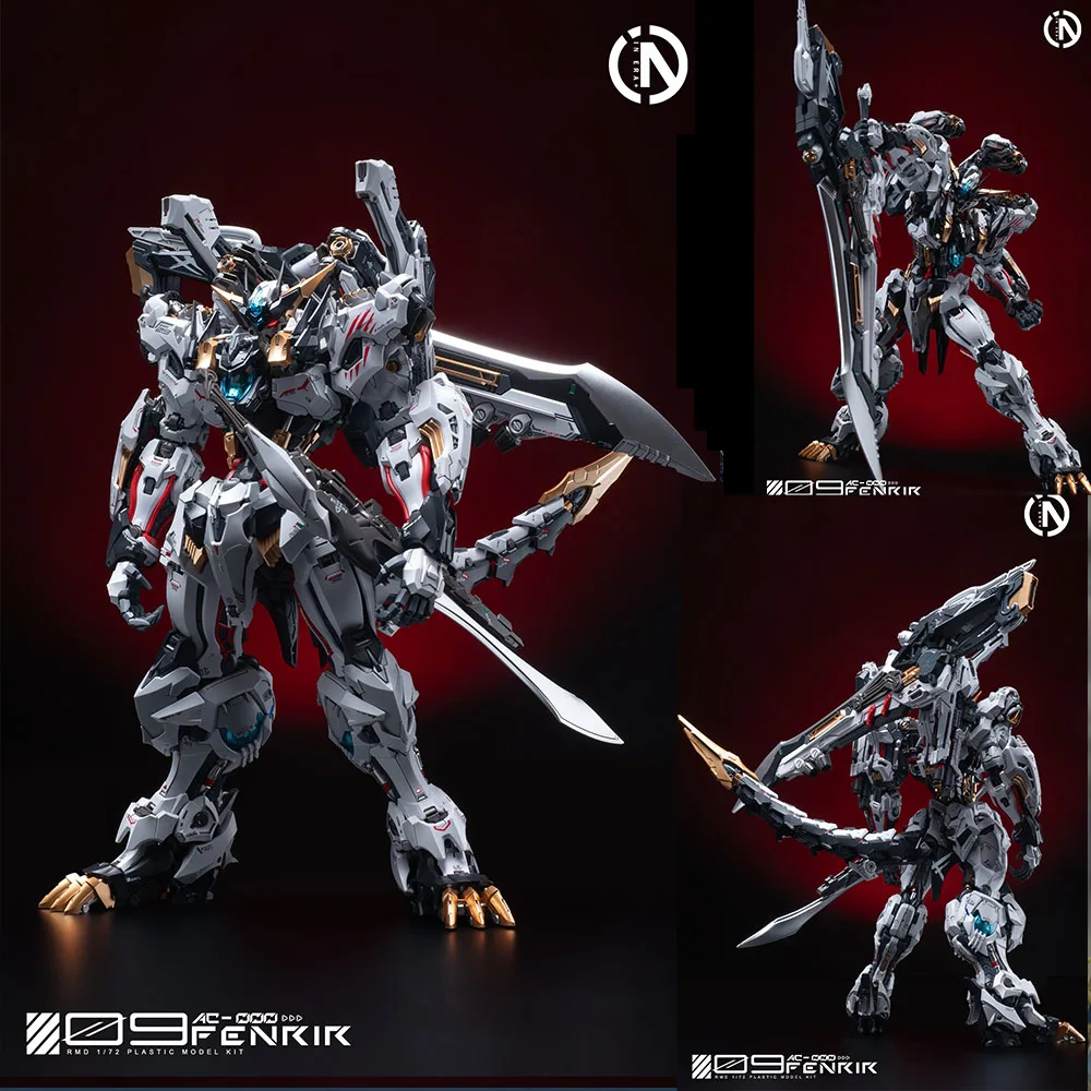 Infinite Nova 1/72 RMD Series Fenrir Wolf King Unlimited Dimension Assembly Handmade Mech Model Ornament Boy Gift