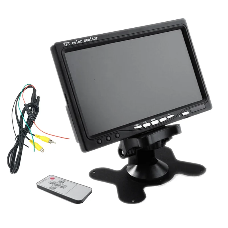 

Unique TFT LCD Color HD Reversing Image Display ABS 7 Inch Automotive Supplies For Car Truck CCTV Desktop Digital Display