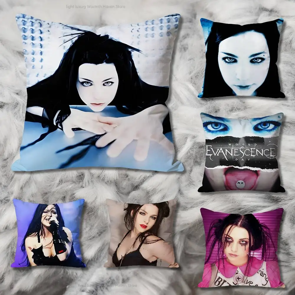 

E-Evanescence Fallen A-Amy Lee Various Sizes Square Pillow Case For Car Home Bedchamber Decor Custom Valentine gift