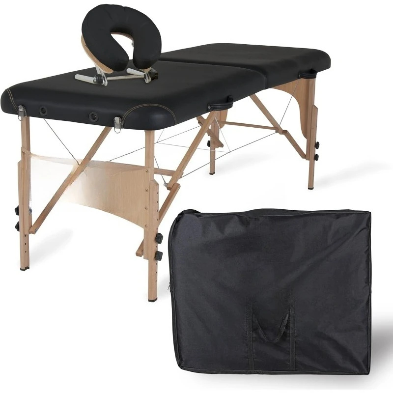 

Portable Massage Table Package Shasta - All-In-One Treatment Bed w/ Adjustable Face Cradle, Pillow & Carrying Case, B