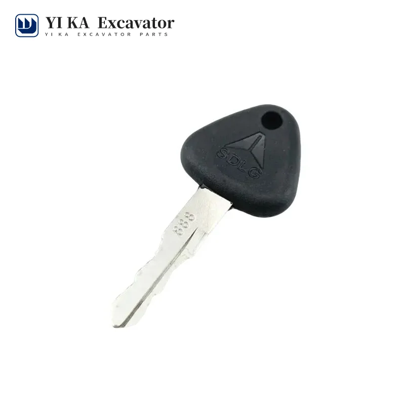 For Shandong Lingong excavator key Lingong 55 60 75 80 150 210 225 Start door ignition key