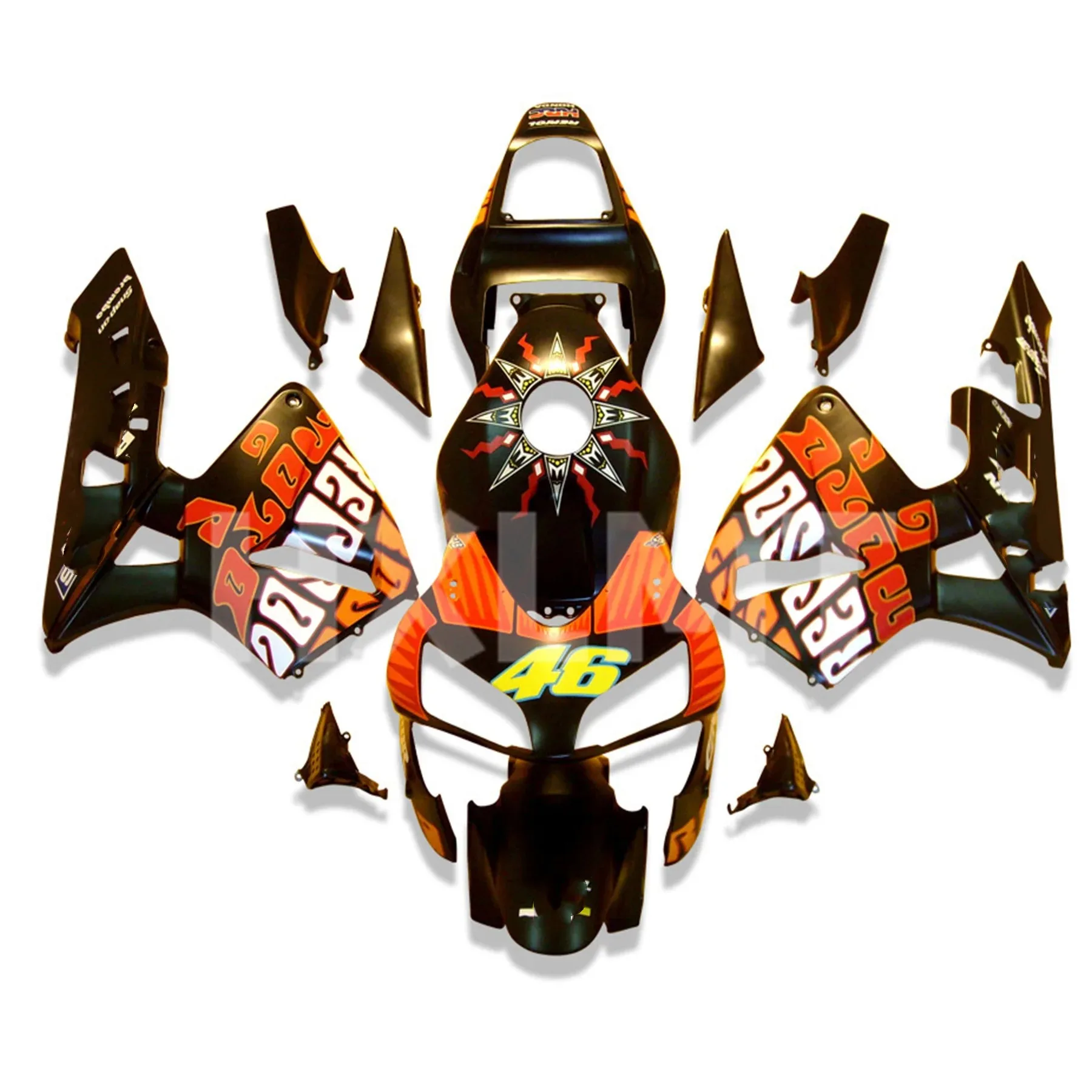 

Solid Color Fairings For HONDA CBR 600RR 2003 2004 Hot Selling Injection Molded CBR600RR 03 04 Fairing Kit