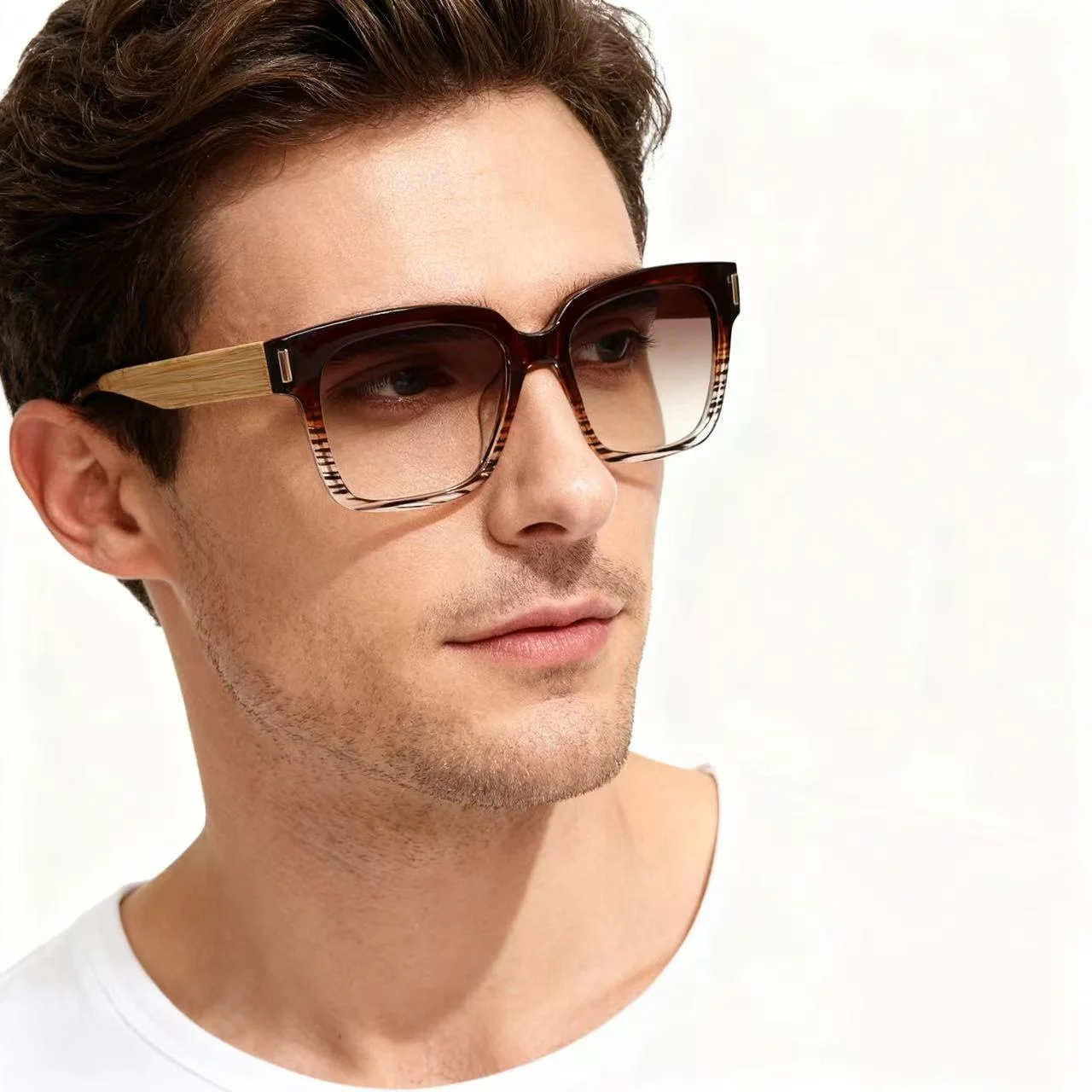 

Handmade PC Colorful frame Sunglasses Man UV400 Eyewear Eyeglasses Reflective lens Men Women Bamboo sunglasses