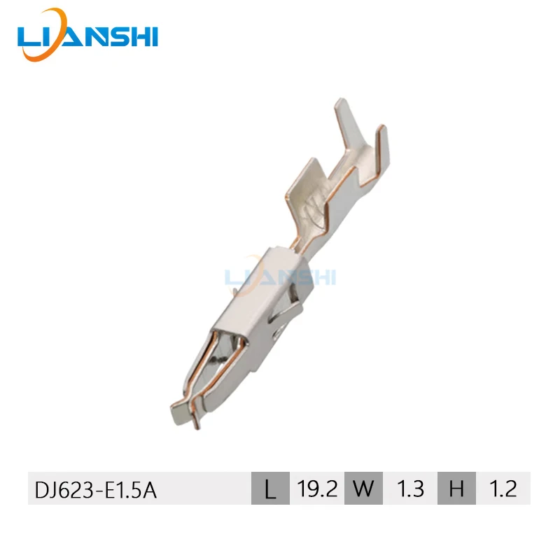 100pcs Small two-lobe spring 964261-2 nozzle terminal copper tinned DJ623-E1.5A